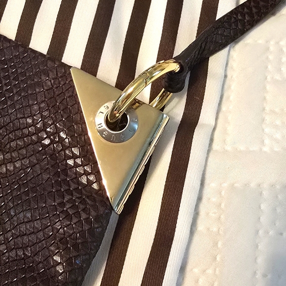 Henri Bendel Snake Leather Crossbody / Clutch - Picture 4 of 8